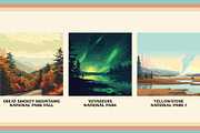 National Park Poster Illustrations, a Decorative Illustration by Vicarel Studios (Thumbnail 21 of 23)