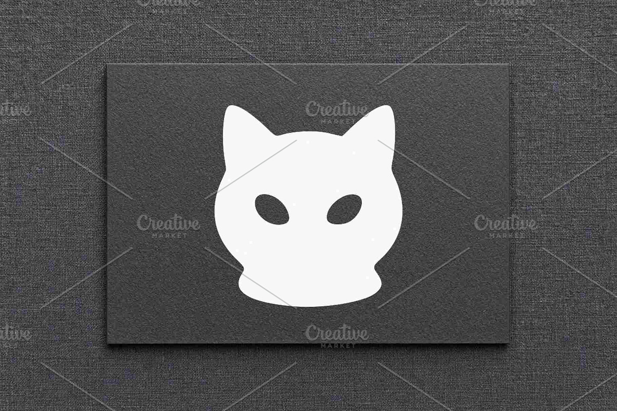 Black Cat Head Vector, an Animal Illustration by Vectorium Studio (Photo 4 of 4)
