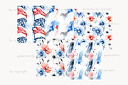 4th of July Paper Pattern | Patrioti, a Pattern Graphic by GlamArtZhanna (Thumbnail 4 of 4)