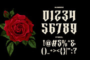 Metrim - Logo Font, a Blackletter Font by Nirmana Visual (Thumbnail 13 of 16)