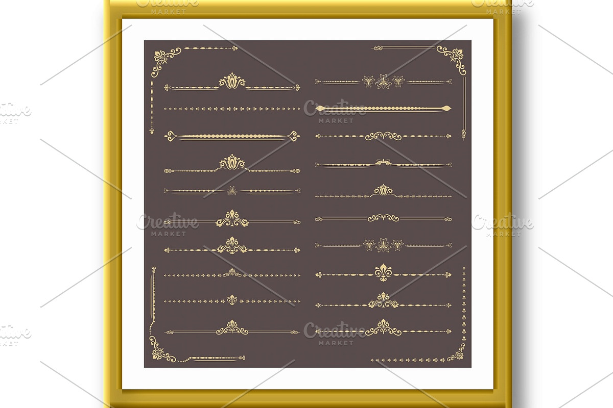 Set of Vector Horizontal Patterns, a Decorative Illustration by FineArtStudio (Photo 3 of 3)
