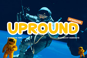 Upround Creative Font, a Serif Font by Vadovastd (Thumbnail 1 of 7)