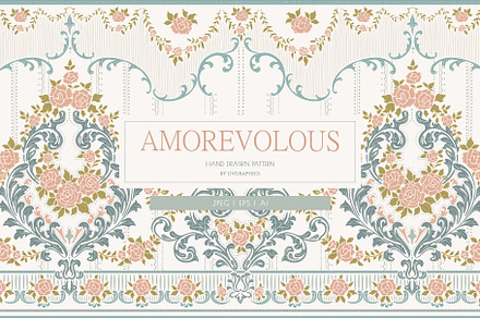 Victorian Style Ornate Pattern, a Pattern Graphic by GVGraphics