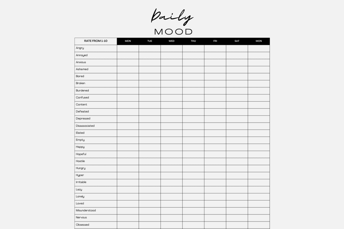 PTSD Healing Therapy Planner, a Print Template by Brand Your Biz Co. (Photo 9 of 9)