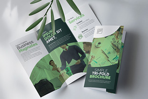 Corporate Tri-fold Brochure, a Brochure Template by Cristal Pioneer