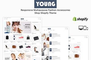 Young Fashion Shop Shopify Theme, a Shopify Template by ThemeTidy Shopify Agency