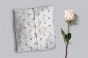 Engraved flowers seamless patterns, a Pattern Graphic by Good Studio (Thumbnail 5 of 6)
