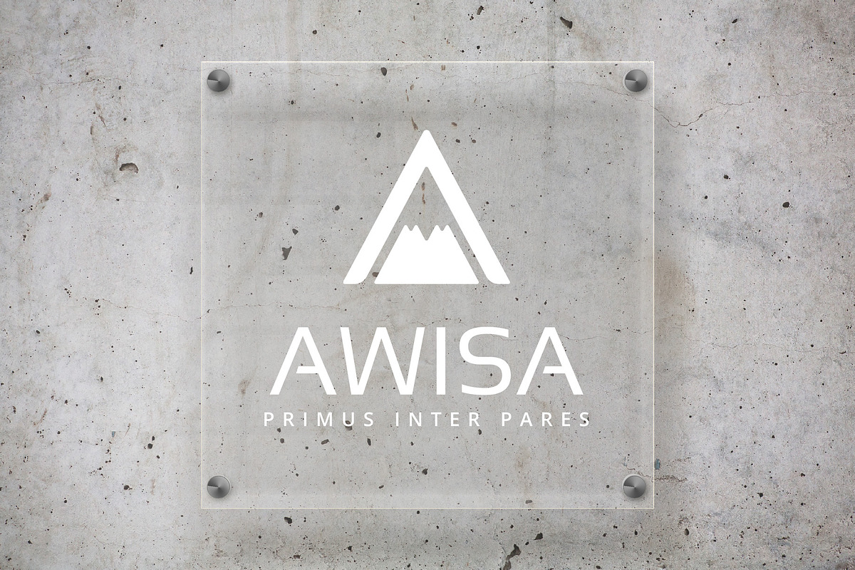 Awisa Letter A Mountain Logo, a Branding & Logo Template by Tovarkovdesign (Photo 2 of 6)