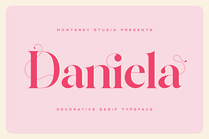 Daniela | Decorative Serif Font