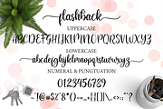 Flashback Script Font Cut 50 %, a Script Font by Graphic Deal (Thumbnail 6 of 9)