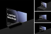 High Quality Laptop Mockup, a Mac Mockup by Difa Design (Thumbnail 1 of 4)
