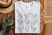 Vintage Chicken Lover PNG, an Illustration by SharpMarketplace (Thumbnail 5 of 9)