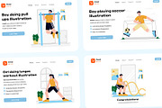 Fitness & Health 2D Illustration, a Person Illustration by orenjidesign (Thumbnail 6 of 8)