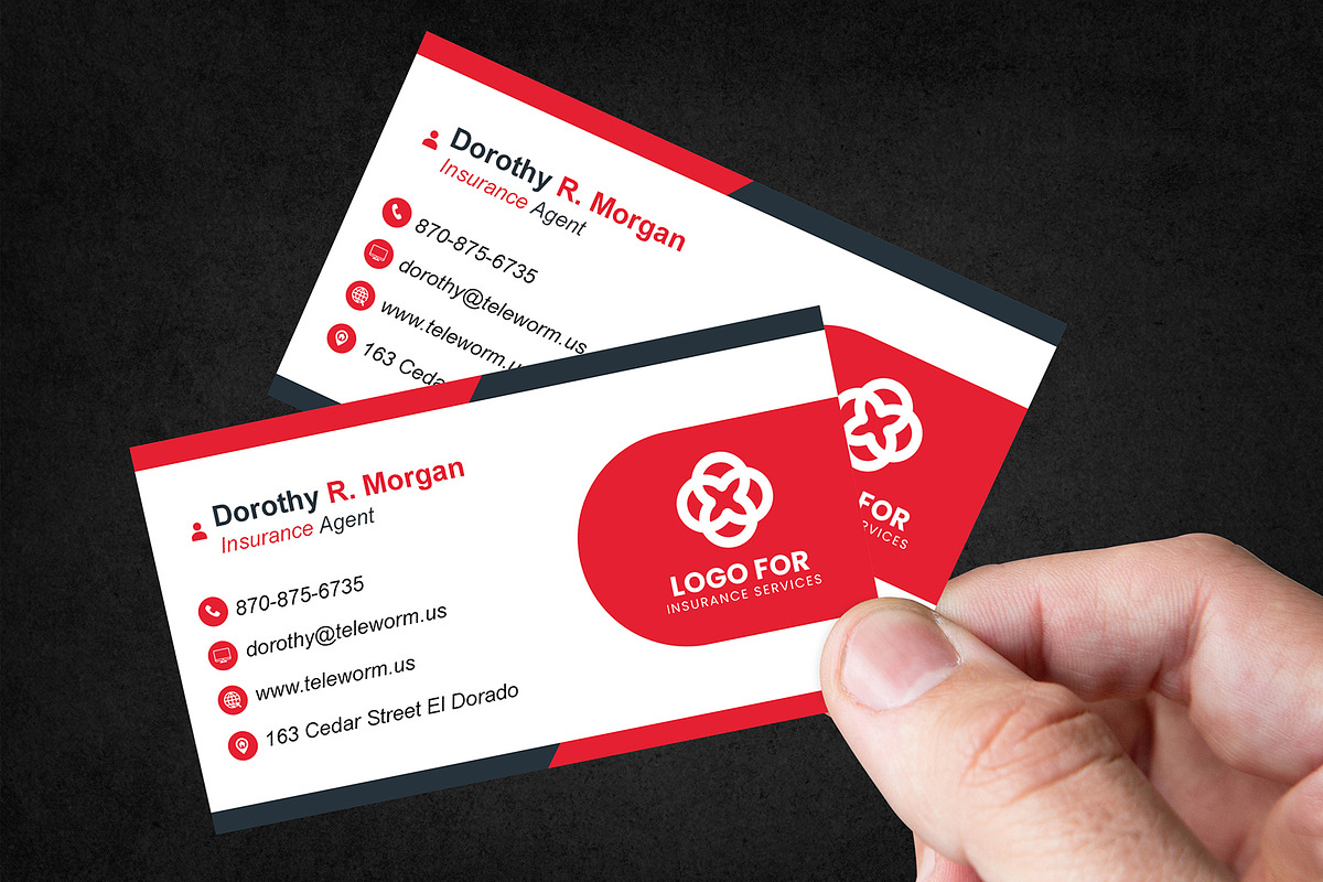 Quick Editable Business Card PSD preview 3