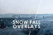 Snow Effect Overlays, a Texture Graphic by NassyArt (Thumbnail 1 of 9)
