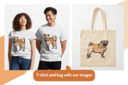 Breed dogs icons set, an Animal Illustration by Backwoods_studio (Thumbnail 9 of 10)