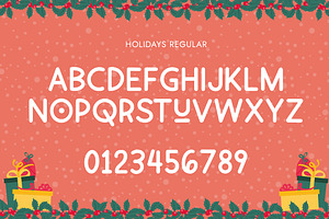 Holidays Font Duo