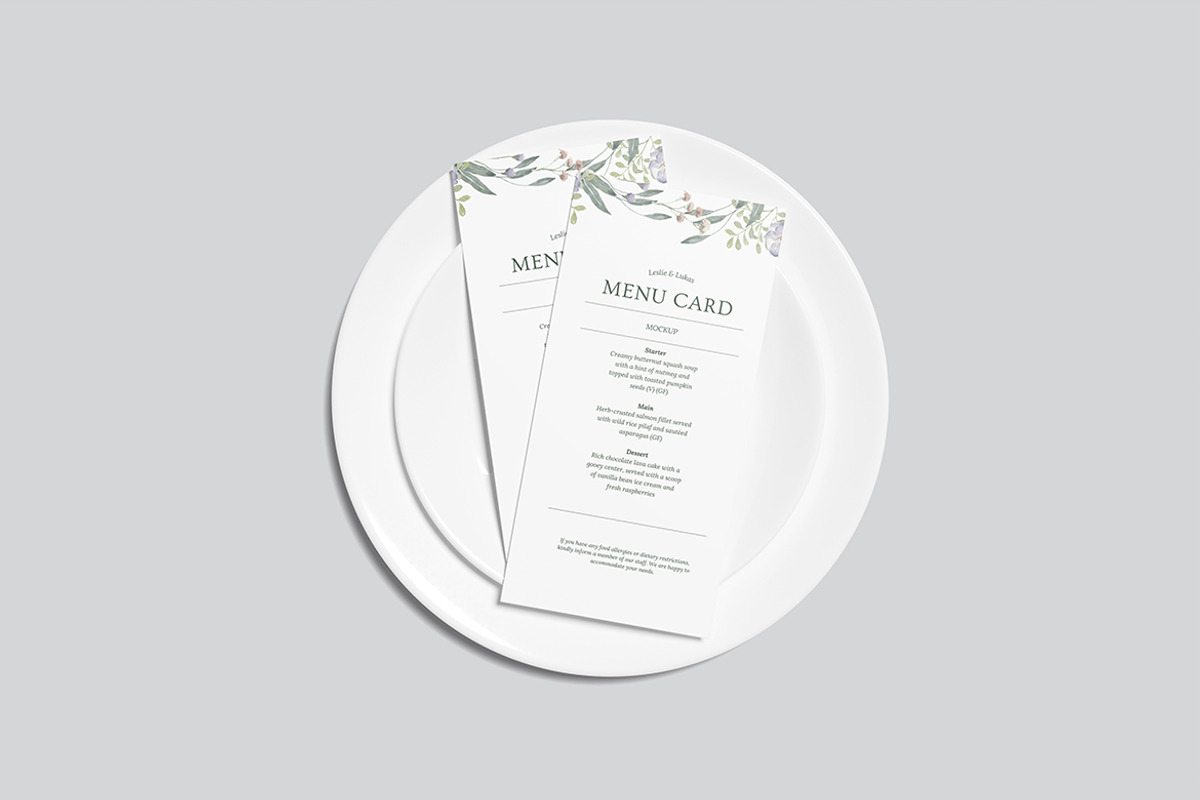 Menu Card Mockup, an Advertising Mockup by Twins_studio926 (Photo 5 of 5)