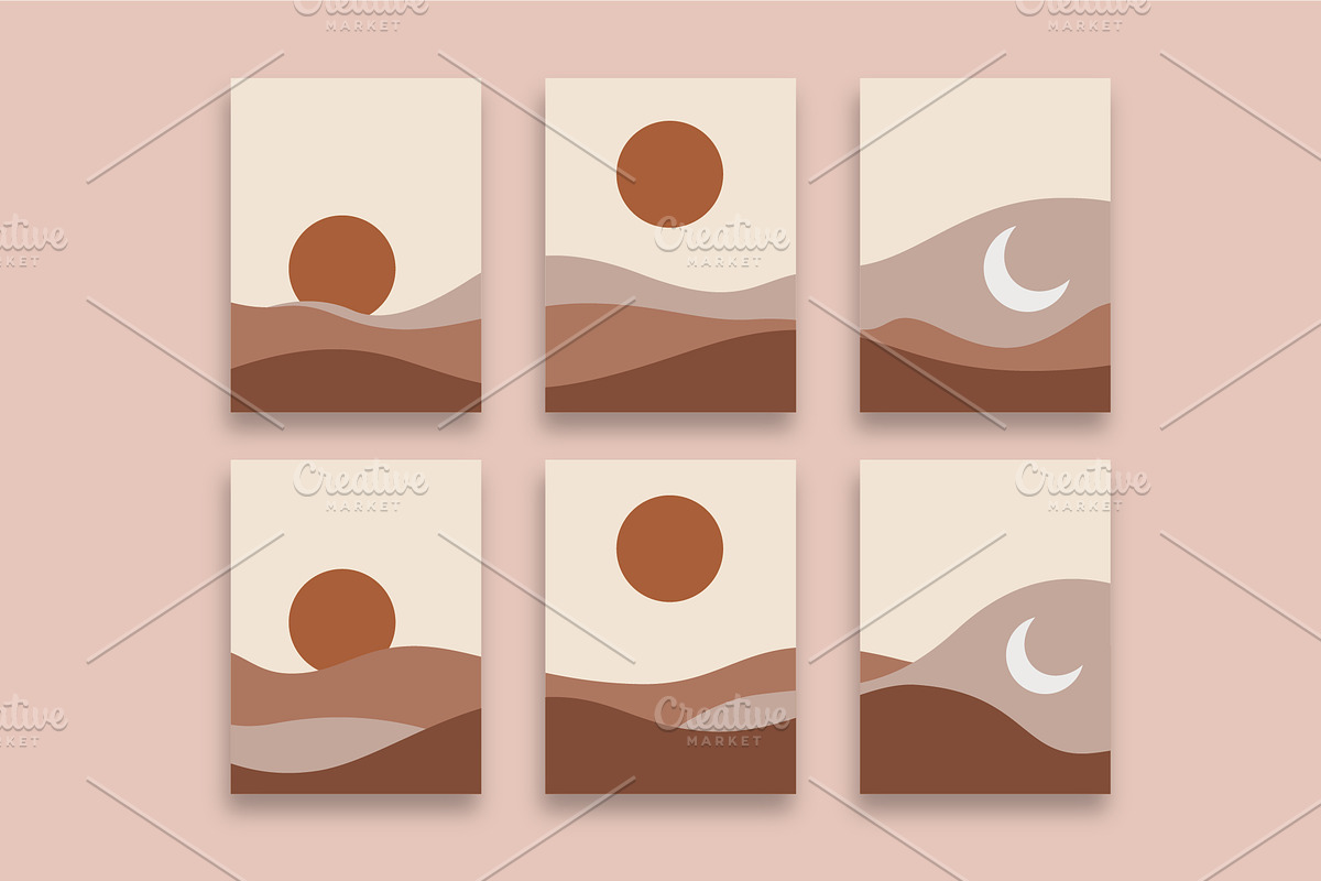 Abstract Art Poster Collection, a Decorative Illustration by Vesvocrea (Photo 12 of 21)