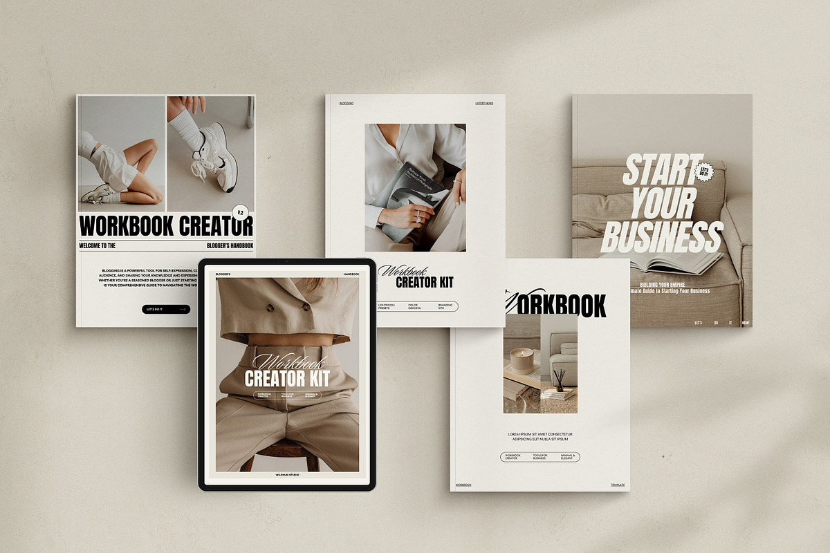 NOLE / 2in1 Ebook & Workbook Kit, a Magazine Template by Wildnun Studio (Photo 17 of 44)