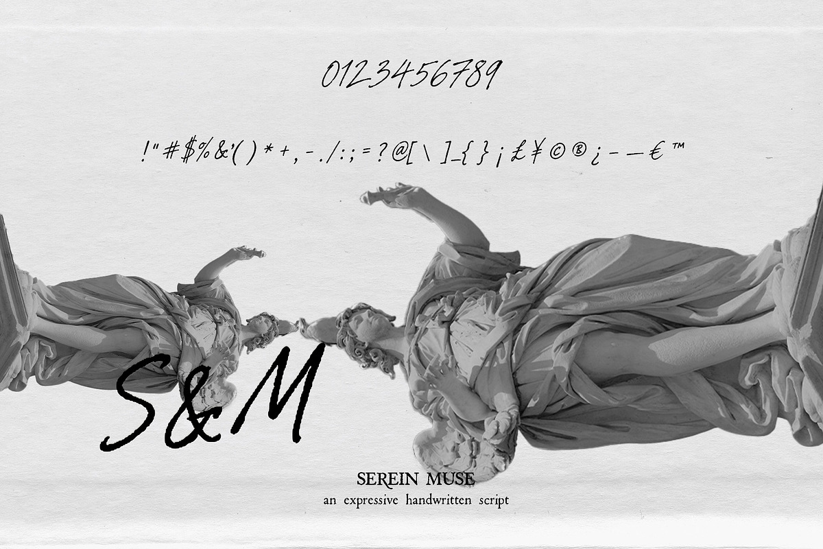 Serein Muse Handwritten Script, a Script Font by Mneme (Photo 5 of 8)