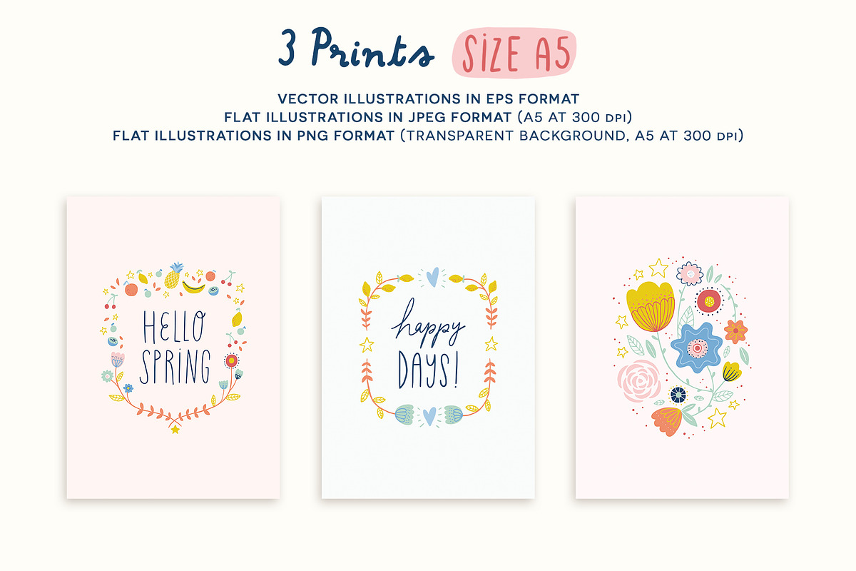 Floral Spring Bundle, Patterns +more, a Pattern Graphic by Carole Chevalier (Photo 10 of 11)