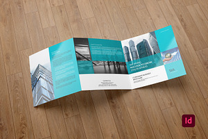 Corporate Square Trifold Brochure, a Brochure Template by Template Shop