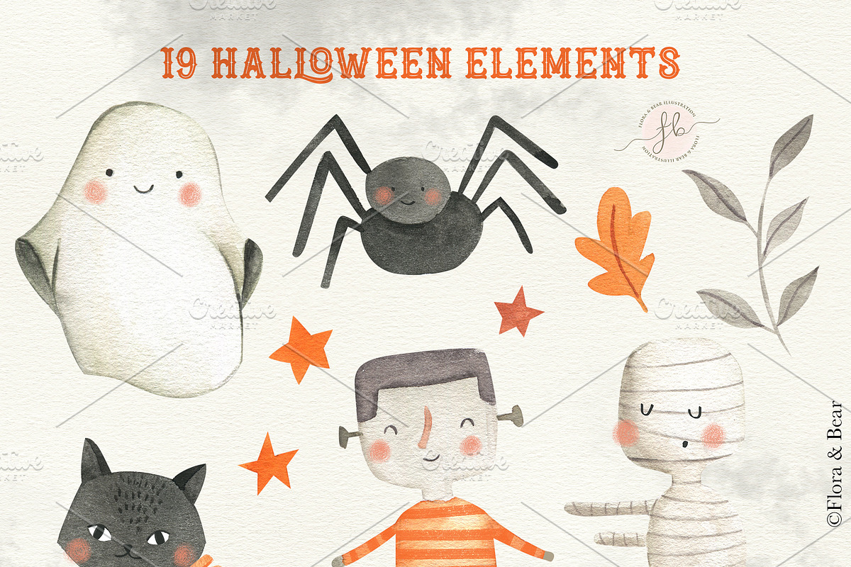 SPOOKY !, a Texture Illustration by Flora+Bear (Photo 2 of 5)