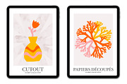Cutout stamp brushes for Procreate, a Brush Add-On by seamless team (Thumbnail 2 of 7)