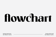 Flowchart, a Serif Font by Muksal Creative (Thumbnail 1 of 10)