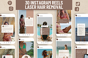 Laser Hair Removal Reels Templates, a Social Media Template by EliteMatidi (Thumbnail 1 of 8)