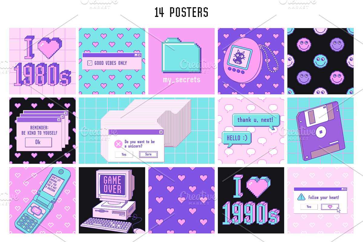 Old Computer Aesthetic, a Technology Illustration by Martyshova