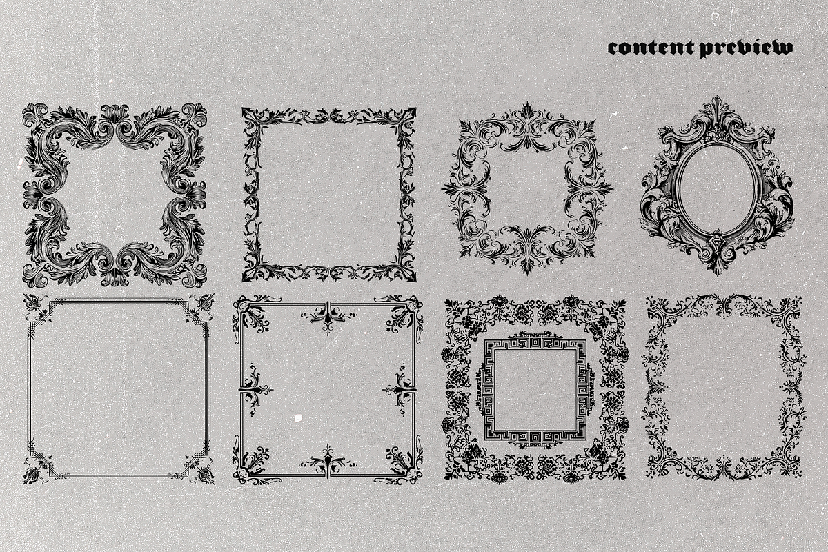 Gothism Vol.2 - Vector Shapes, an Object Graphic by BeNone Designs (Photo 5 of 7)