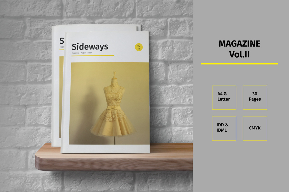 Magazine Bundle Template Indesign, a Magazine Template by Tiempo co (Photo 6 of 9)