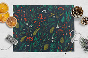 Christmas flowers and patterns, a Pattern Graphic by harmonia_green_art (Thumbnail 10 of 10)