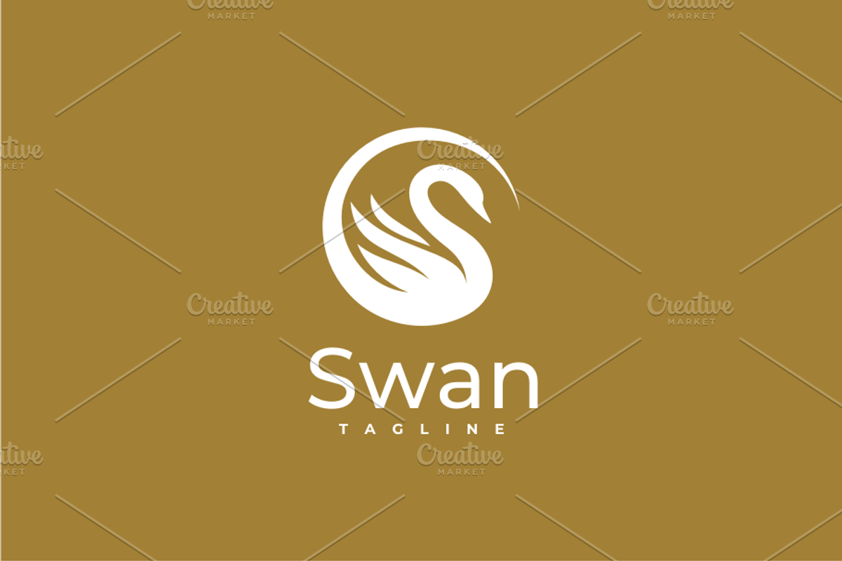 Swan Logo Template, a Branding & Logo Template by johnkent (Photo 2 of 3)