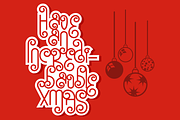 Santa's Beard Curly Christmas Font, a Font by Dancing with Ink (Thumbnail 13 of 30)
