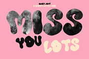 Quiet Joy quirky font, a Sans Serif Font by BilberryCreates (Thumbnail 3 of 10)