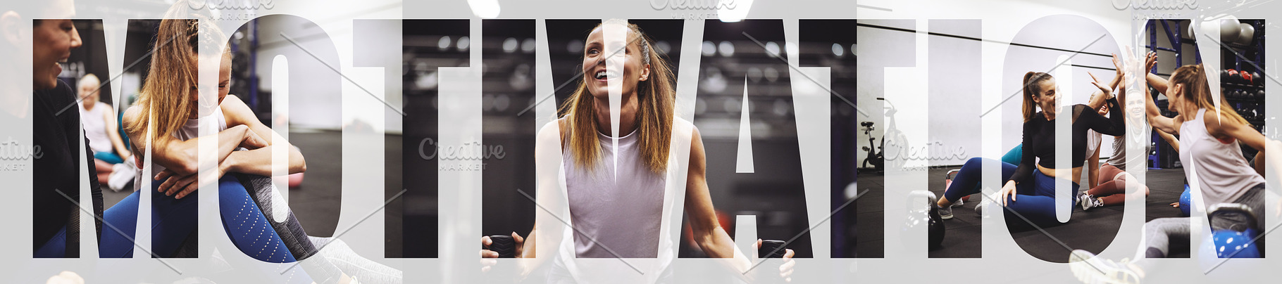 Smiling women working out together in a gym, a Sports & Recreation Photo by Stefan & Janni