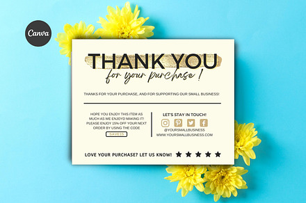 Thank You Card For Small Business #8