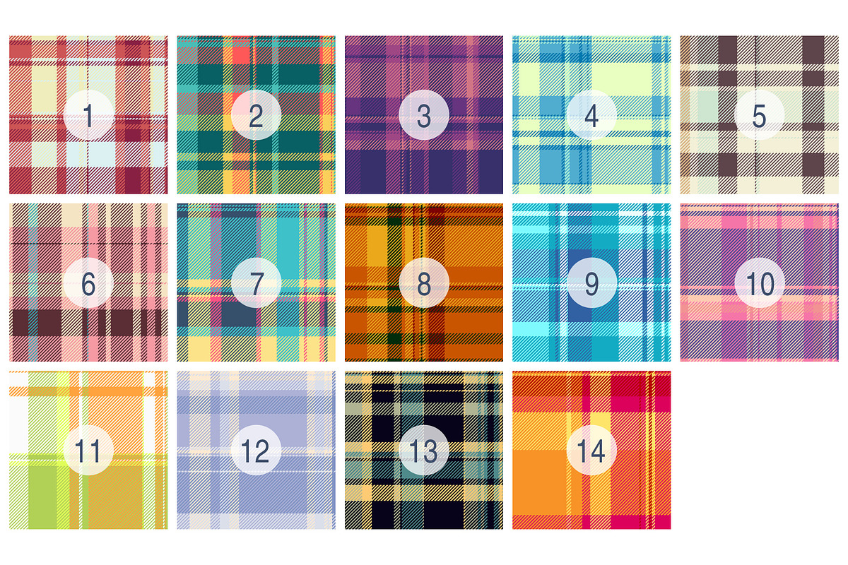#132 Checkered Fabric Design, a Pattern Graphic by Plaid4You (Photo 2 of 5)