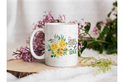 White Cup with Spring Flowers, a Product Mockup by MockupWizard (Thumbnail 2 of 3)