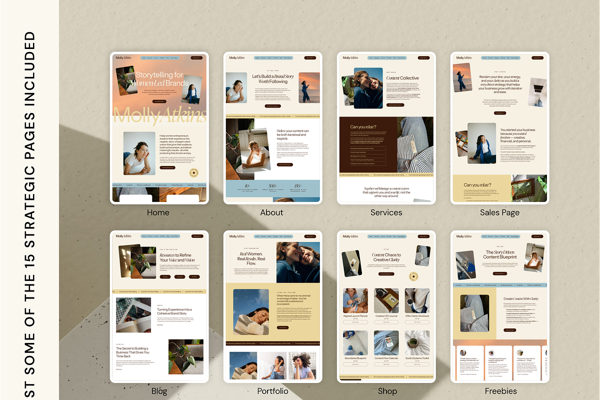 Molly Squarespace 7.1 Template, a Squarespace Template by Studio Heythere (Photo 9 of 9)