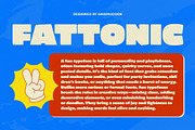 Fattonic, a Sans Serif Font by graphicook (Thumbnail 9 of 10)