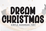 Dream Christmas | Script Font, a Script Font by Scratchones (Thumbnail 1 of 8)