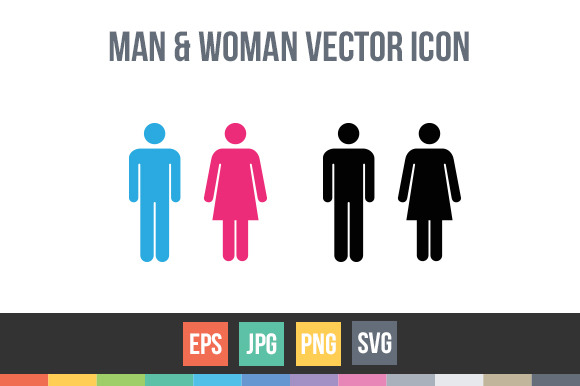 Male And Female Symbol Signs Vector