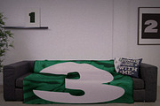 Society6 Throw Blankets Mockups, a Household Mockup by PabloZarate™​​​​​​​ Store (Thumbnail 1 of 5)