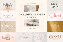 Exclusive Modern Font Bundle