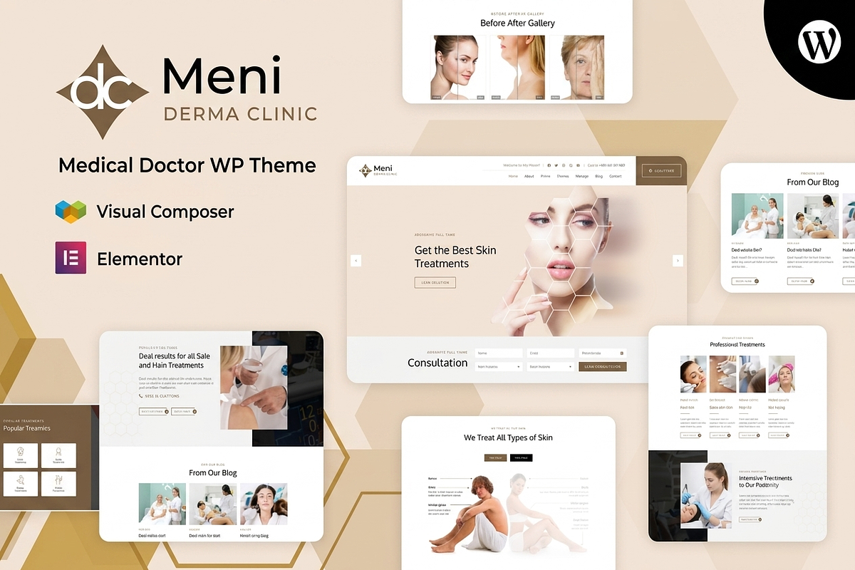 Meni Medical Doctor WordPress Theme, a WordPress Template by ThemesRain (Photo 1 of 3)