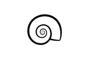 Spiral Seashell SVG Bundle, an Illustration by Gaye Art (Thumbnail 24 of 31)